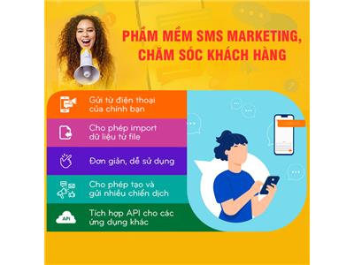 Phần mềm SMS marketing, chăm sóc khách hàng