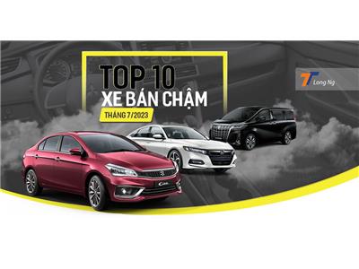 10 mẫu ô tô bán chậm nhất Việt Nam tháng 7/2023: chủ yếu là xe Nhật, Toyota chiếm 4 vị trí