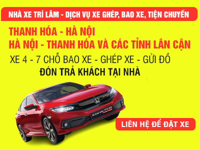 Xe ghép Trí Lâm tuyến Thanh Hóa -Hà Nội