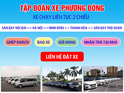 Nhà xe Phương Đông tuyến Thanh Hóa - Hà Nội