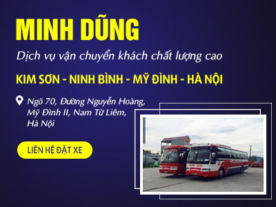 Nhà xe Minh Dũng tuyến Kim Sơn - Hà Nội