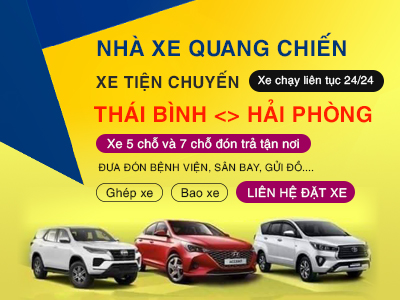 Nhà xe Quang Chiến tuyến Thái Bình - Hà Nội