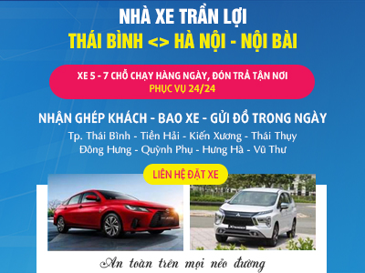 Nhà xe Trần Lợi Thái Bình - Hà Nội
