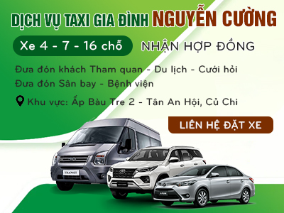 Dịch vụ Taxi gia đình Nguyễn Cường Bà Rịa Vũng Tàu