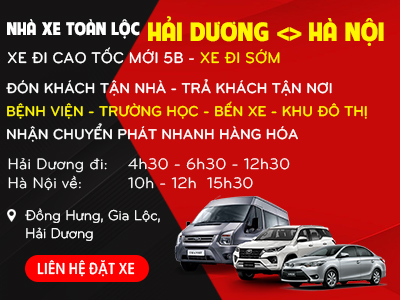 Nhà xe Toàn Lộc tuyến Hải Dương - Hà Nội