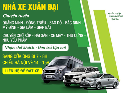 Nhà xe Xuân Đại tuyến Quảng Ninh - Hà Nội