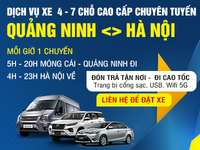 Xe ghép Móng Cái 000 tuyến Quảng Ninh - Hà Nội