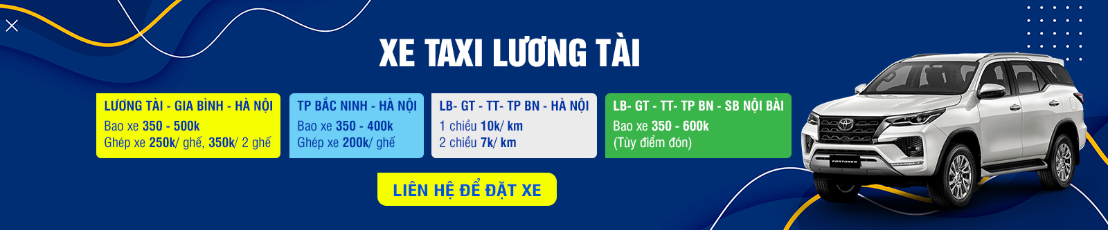 Xe ghép Lương Tài 844 tuyến Bắc Ninh - Hà Nội