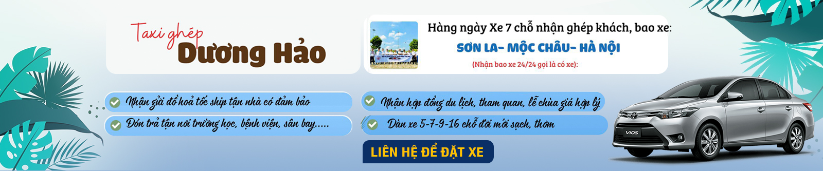 Xe ghép Dương Hảo tuyến Sơn La - Hà Nội