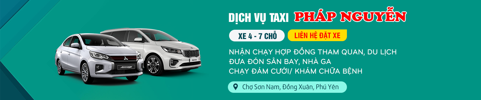 Taxi Pháp Nguyễn, Đồng Xuân, Phú Yên
