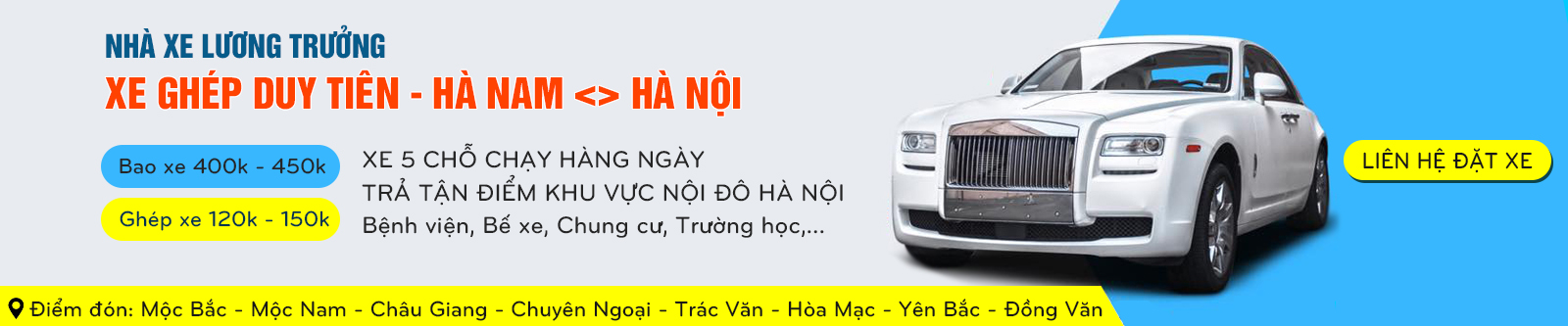 Nhà xe Lương Trưởng Hà Nam - Hà Nội