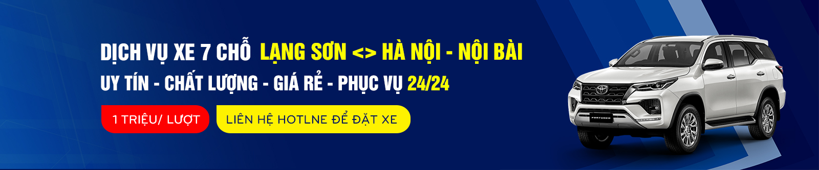 Dịch vụ xe du lịch Lạng Sơn - Hà Nội