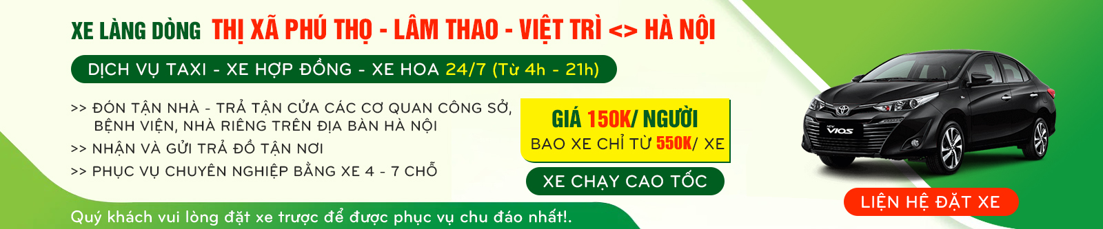 Xe ghép Làng Dòng Phú Thọ - Hà Nội